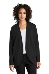 Mercer+Mettle® Women's Stretch Open-Front Cardigan - Deep Black - XS